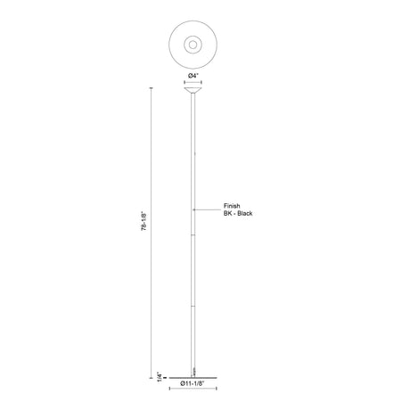 Kuzco Valor 68-in Floor Lamp