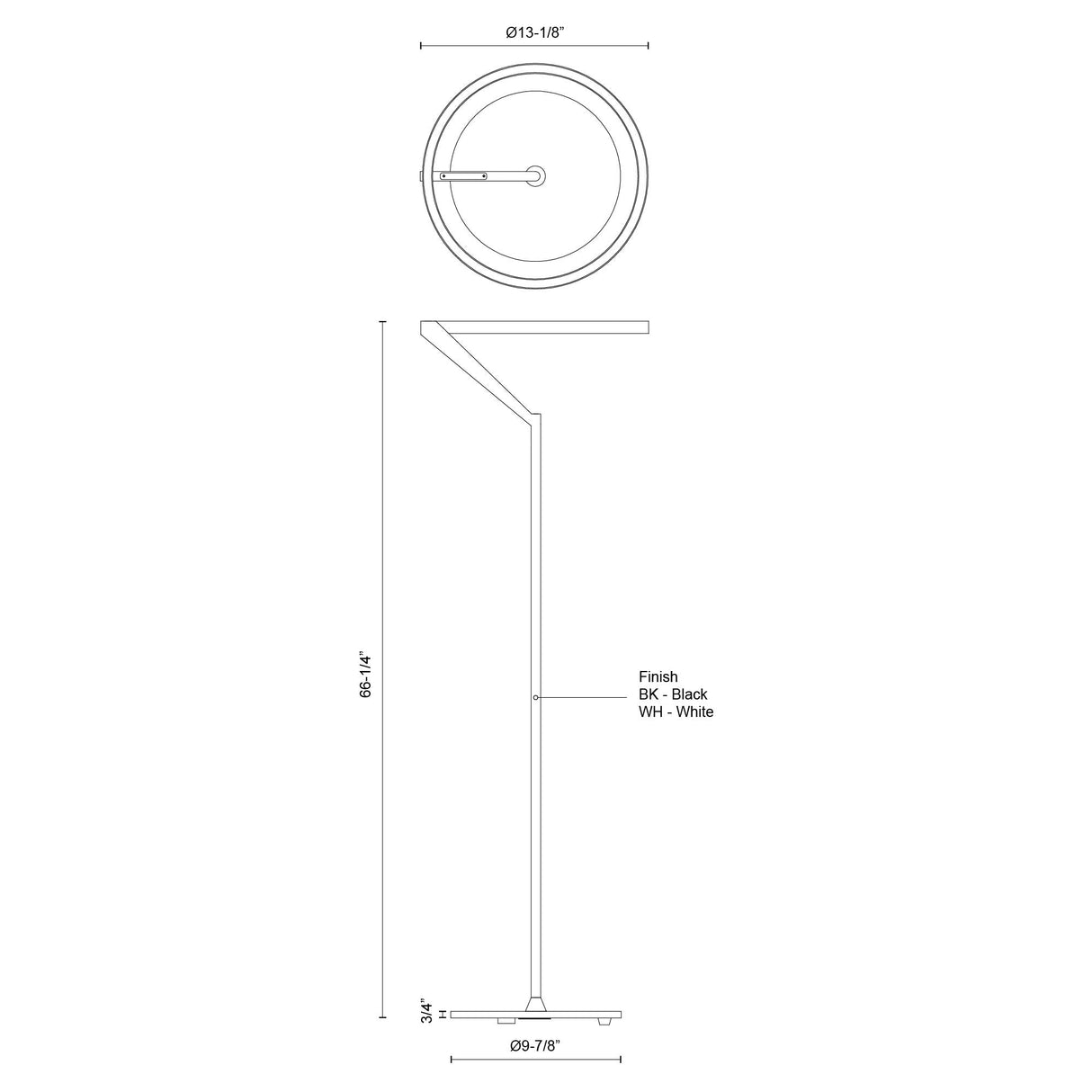 Kuzco Roda 66-in Floor Lamp