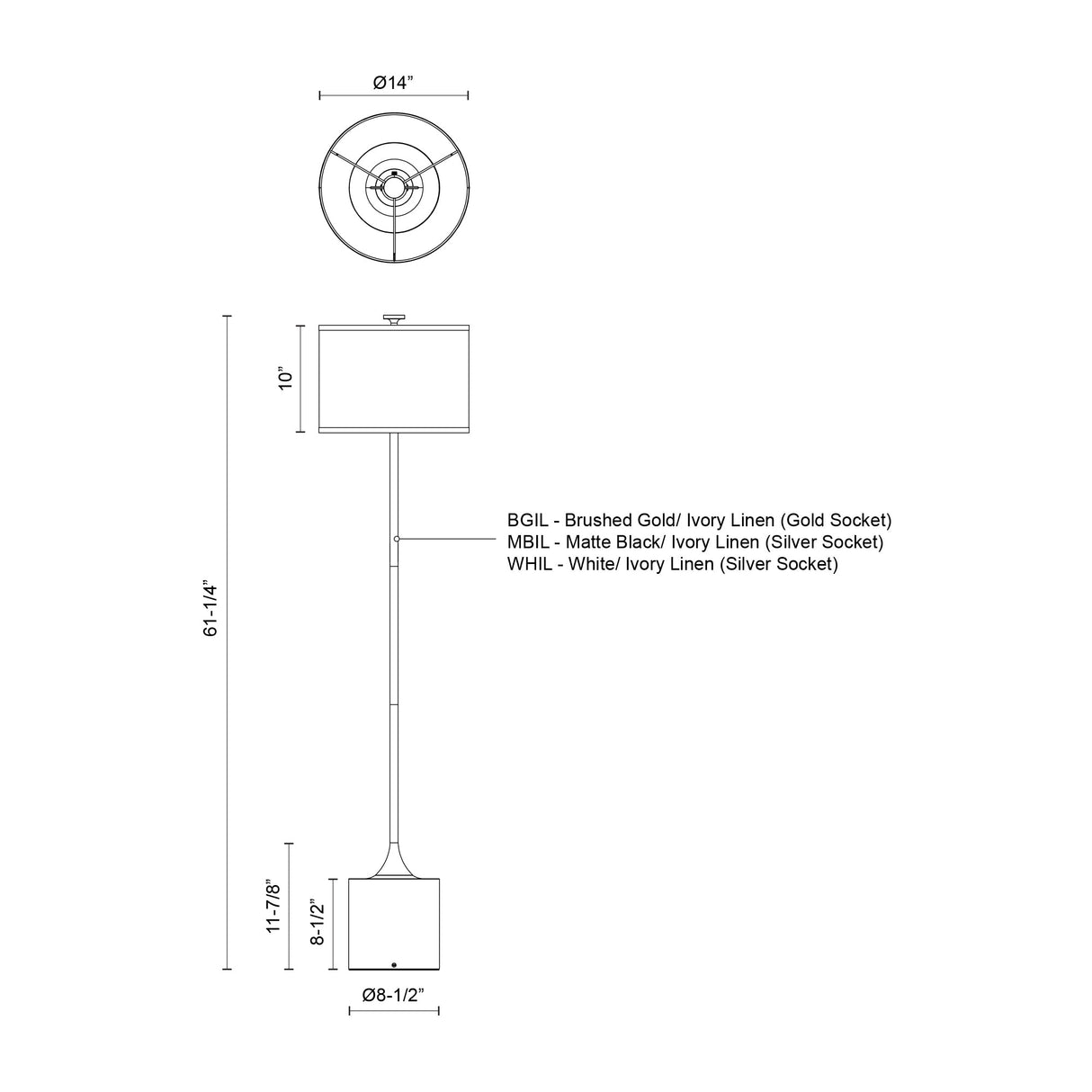 Alora Mood Issa 61-in Floor Lamp