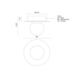 Kuzco Elixir 6-in Flush Mount