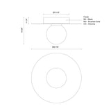 Kuzco Elixir 10-in Flush Mount