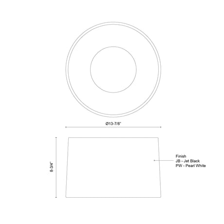 Kuzco Etta 12-in Flush Mount