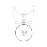 Alora Mood Lancaster 13-in Flush Mount