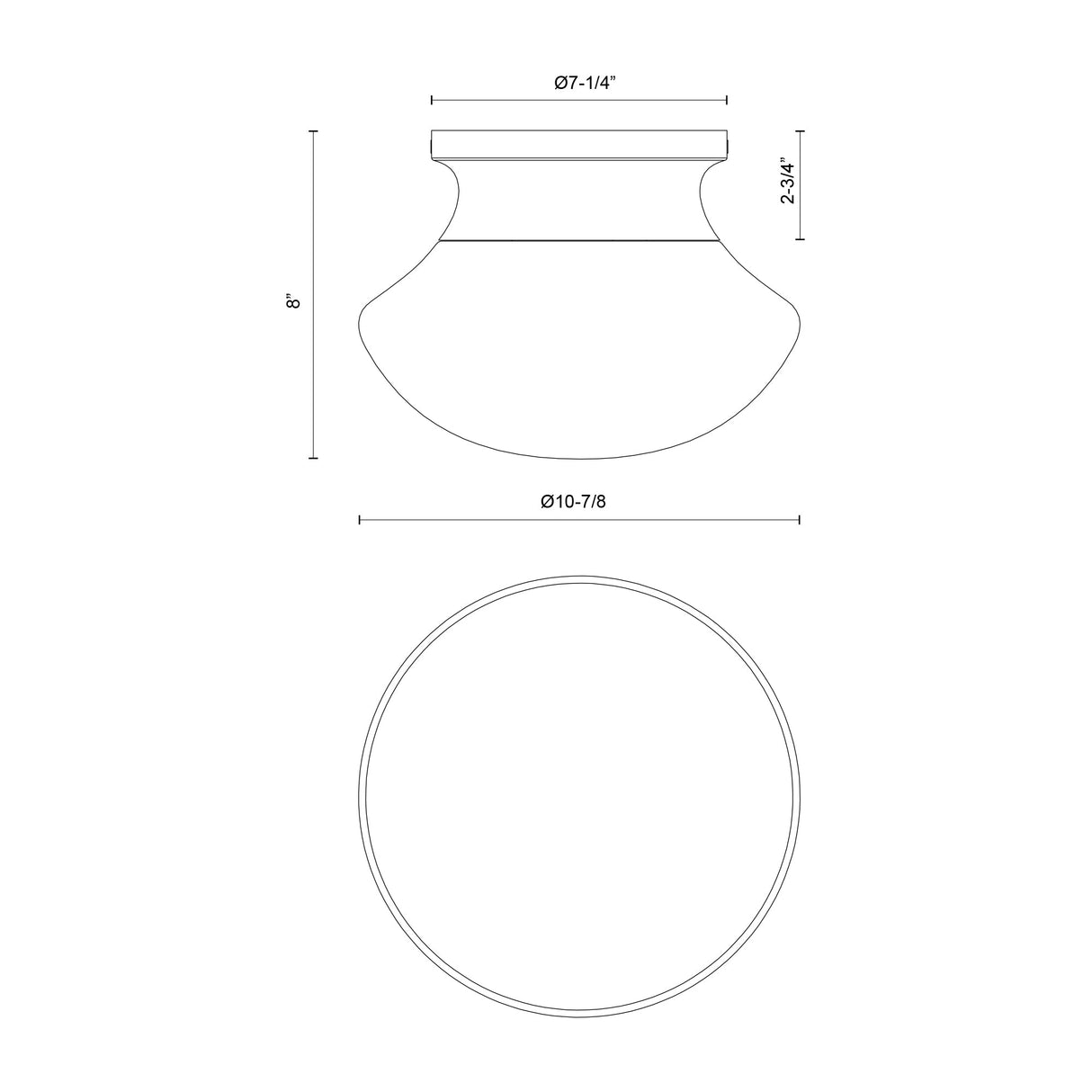 Alora Mood Marcel 11-in Flush Mount