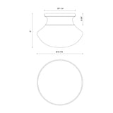 Alora Mood Marcel 11-in Flush Mount