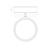 Alora Mood Lyla 20-in Flush Mount