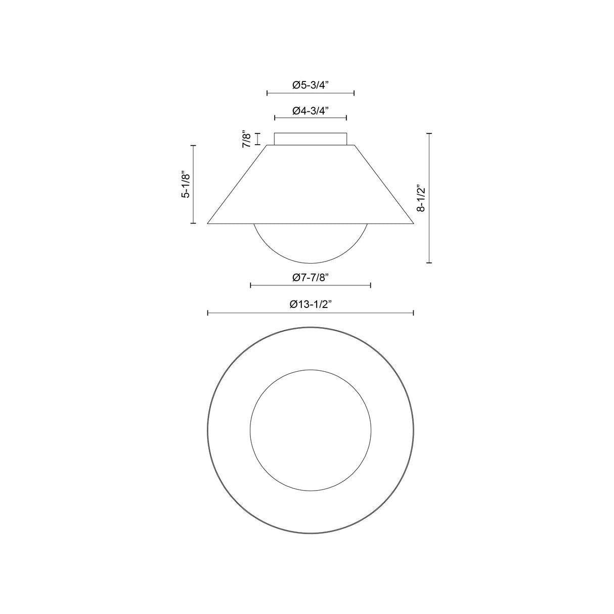 Alora Mood Remy 14-in Flush Mount