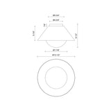 Alora Mood Remy 14-in Flush Mount