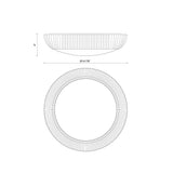 Alora Mood Merida 14-in Flush Mount