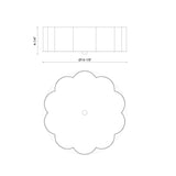 Alora Mood Blossom 14-in Flush Mount