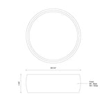 Kuzco Savile 4-in Flush Mount