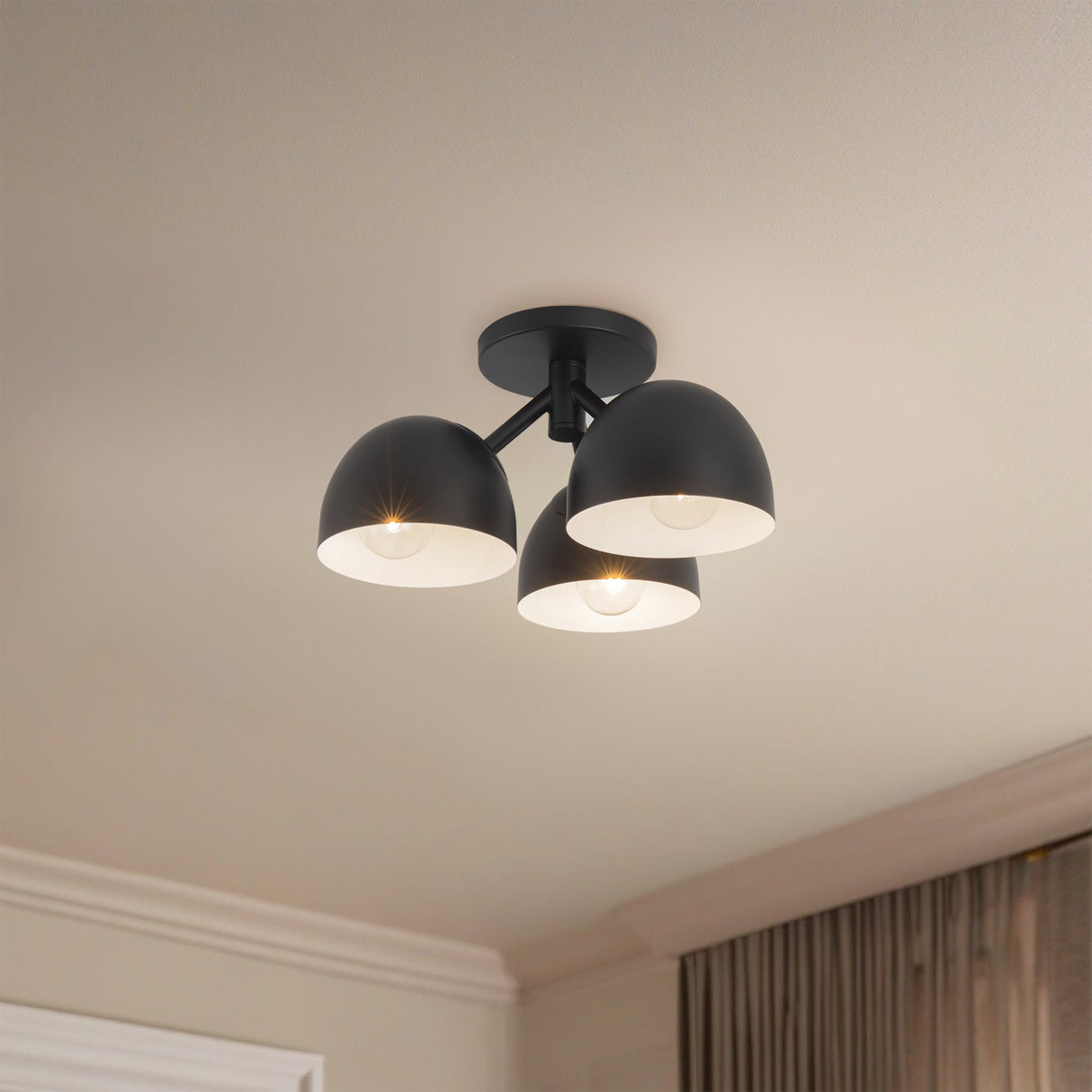 Kuzco Fosso 12-in Semi-Flush Mount
