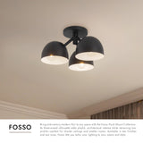 Kuzco Fosso 12-in Semi-Flush Mount