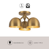 Kuzco Fosso 12-in Semi-Flush Mount