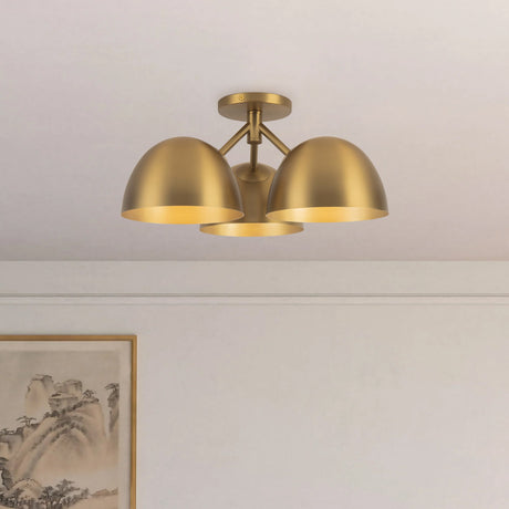 Kuzco Fosso 17-in Semi-Flush Mount