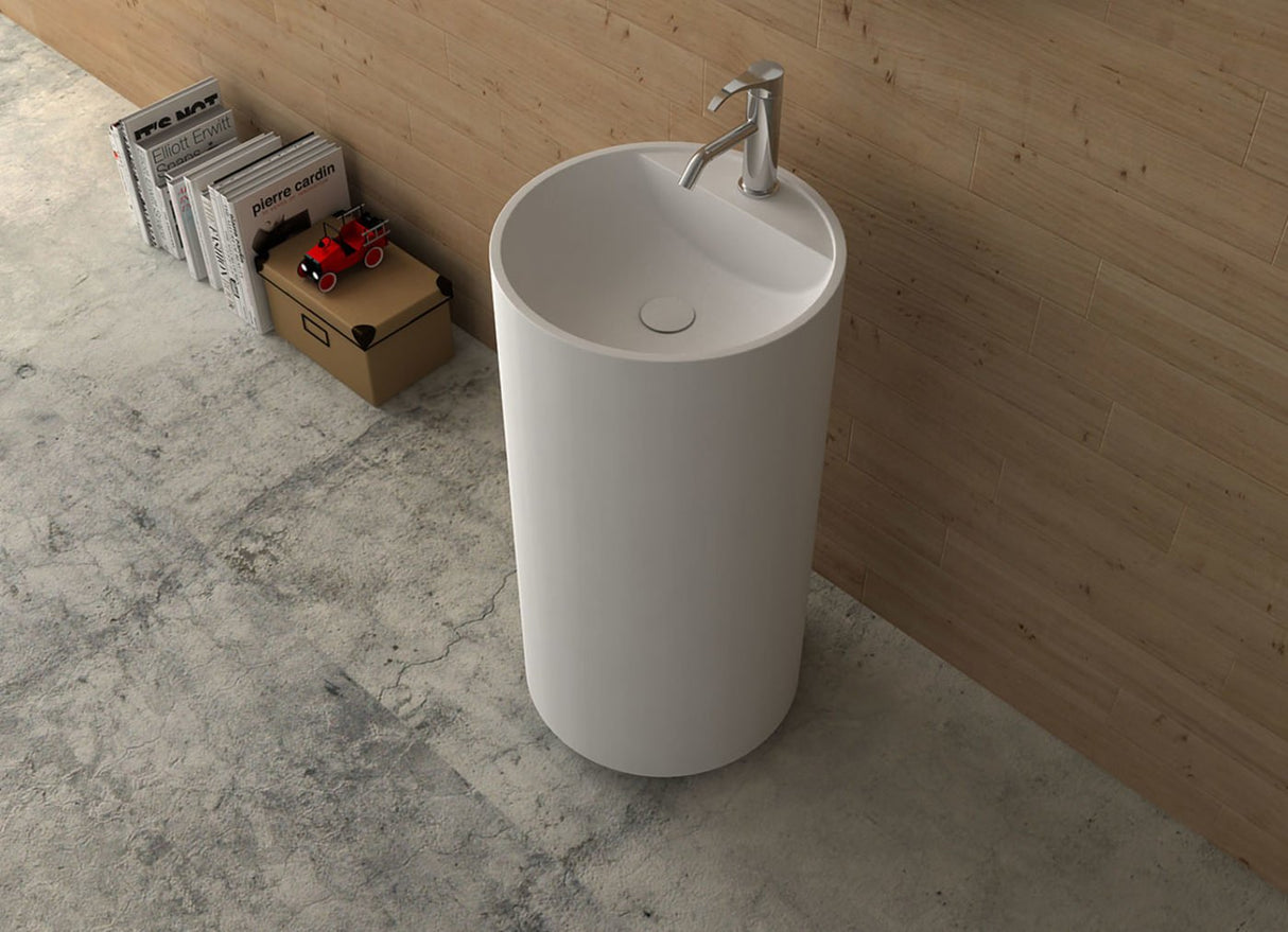 Avatar 17" Freestanding Solid Stone Pedestal