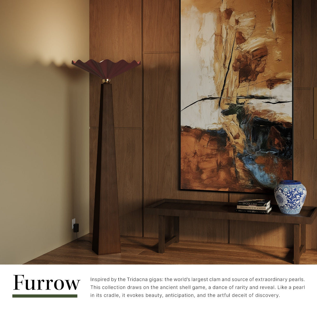 Alora Furrow 64-in Floor Lamp