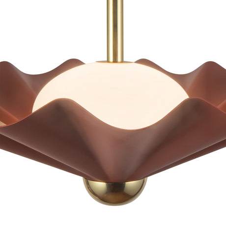 Alora Furrow 16-in Pendant