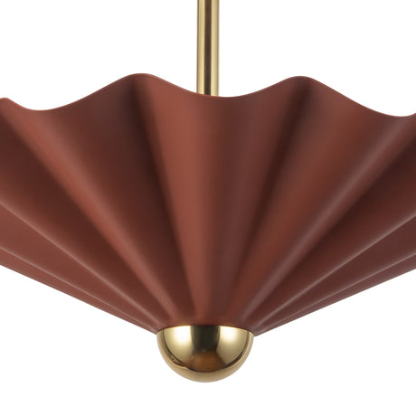 Alora Furrow 16-in Pendant