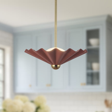 Alora Furrow 16-in Pendant