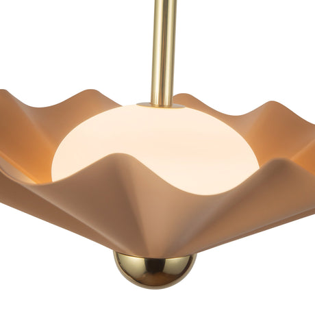 Alora Furrow 16-in Pendant