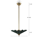 Alora Furrow 16-in Pendant