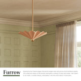 Alora Furrow 16-in Pendant