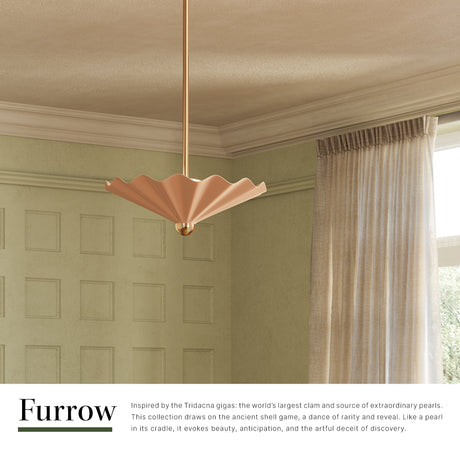 Alora Furrow 16-in Pendant
