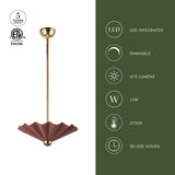 Alora Furrow 16-in Pendant
