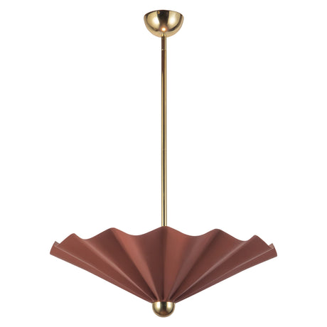 Alora Furrow 25-in Pendant