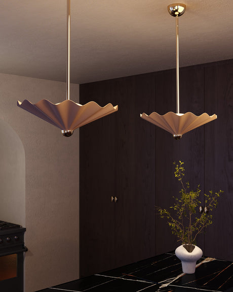 Alora Furrow 25-in Pendant