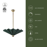 Alora Furrow 25-in Pendant