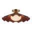 Alora Furrow 16-in Semi-Flush Mount