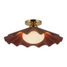 Alora Furrow 16-in Semi-Flush Mount