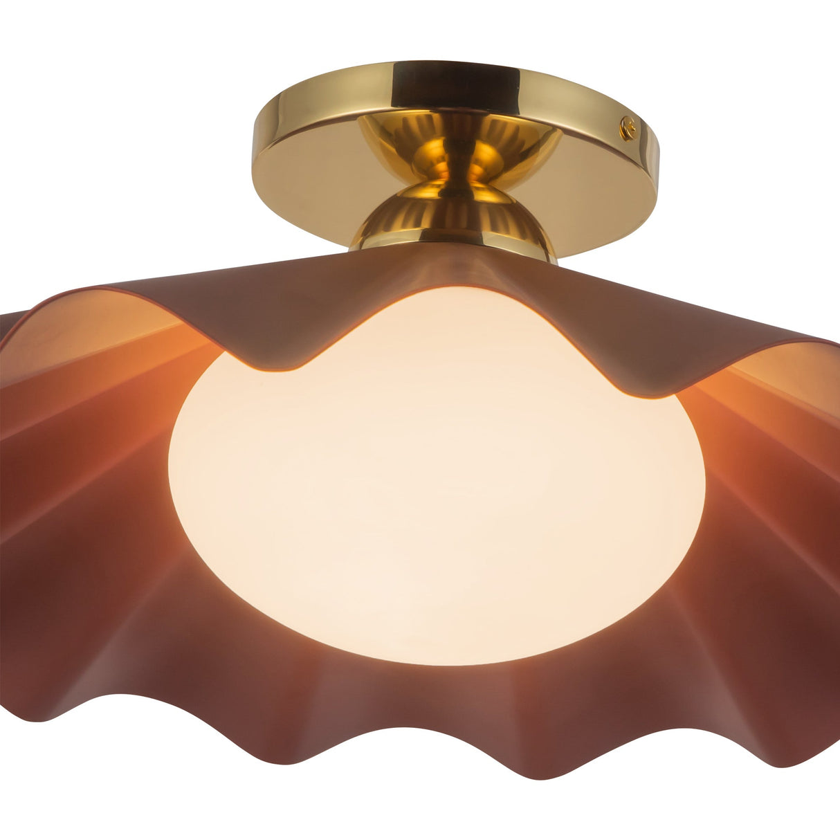 Alora Furrow 16-in Semi-Flush Mount