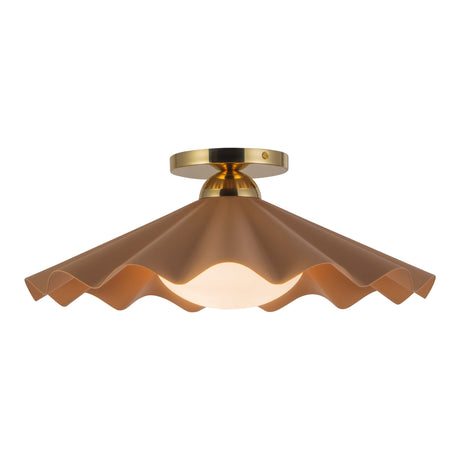 Alora Furrow 16-in Semi-Flush Mount