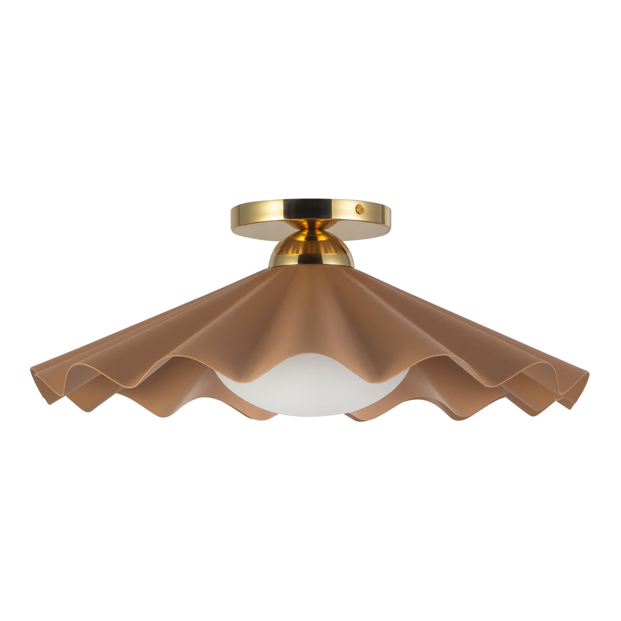 Alora Furrow 16-in Semi-Flush Mount