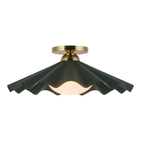 Alora Furrow 16-in Semi-Flush Mount