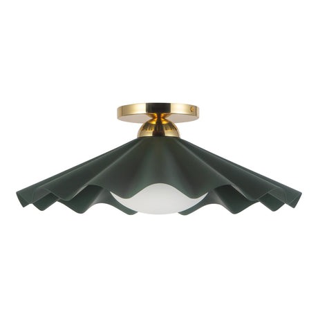 Alora Furrow 16-in Semi-Flush Mount