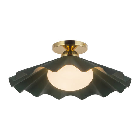 Alora Furrow 16-in Semi-Flush Mount