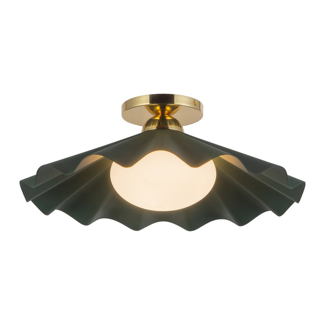 Alora Furrow 16-in Semi-Flush Mount
