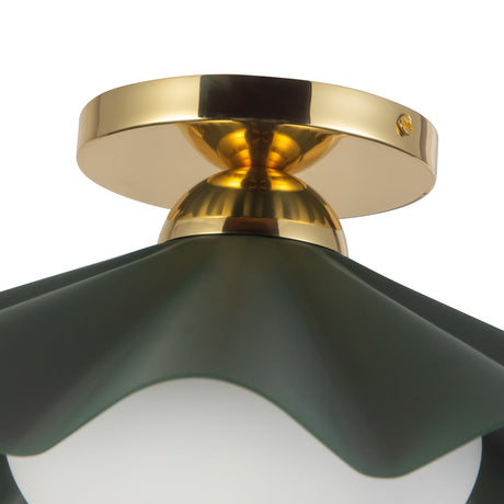 Alora Furrow 16-in Semi-Flush Mount