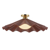 Alora Furrow 25-in Semi-Flush Mount