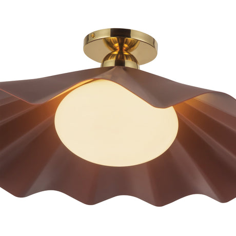 Alora Furrow 25-in Semi-Flush Mount