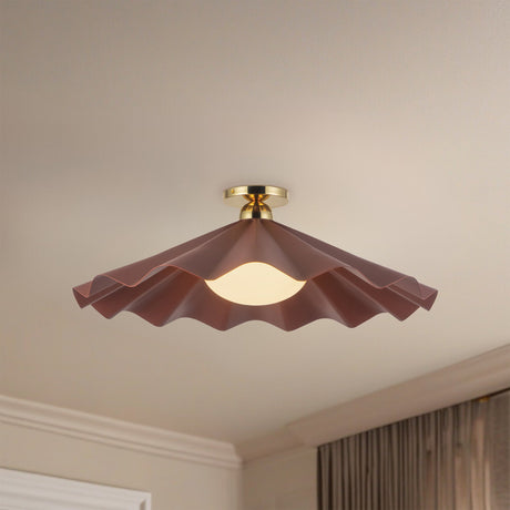 Alora Furrow 25-in Semi-Flush Mount