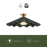 Alora Furrow 25-in Semi-Flush Mount