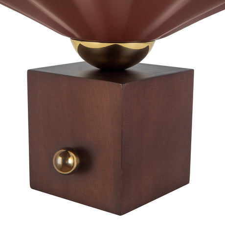 Alora Furrow 12-in Table Lamp