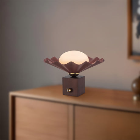 Alora Furrow 12-in Table Lamp