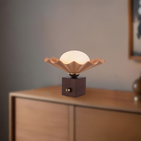 Alora Furrow 12-in Table Lamp