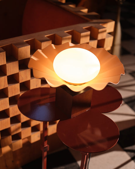 Alora Furrow 12-in Table Lamp
